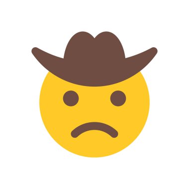 üzgün kovboy simgesi