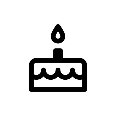 doğum günü pastası simgesi