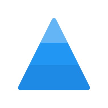 Piramit diyagram simgesi