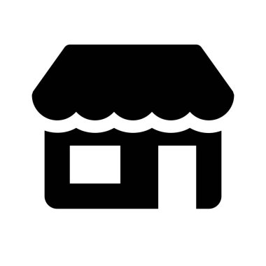 mağaza basit simgesi