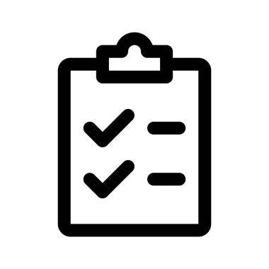 Denetim listesi basit simgesi