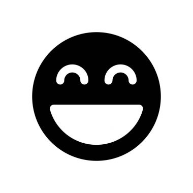 mutlu gülen yüz simgesi