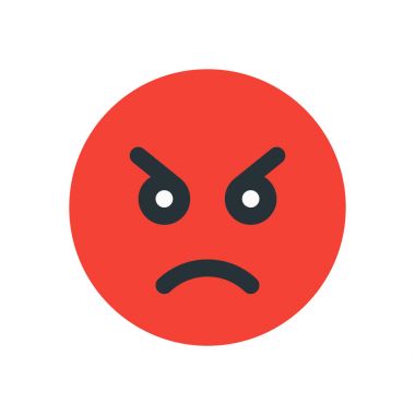 kızgın emoji simgesi