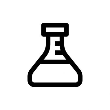kimyasal laboratuvar simgesi