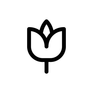 Lale çiçek web simgesi