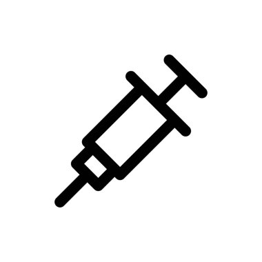 Şırınga basit simgesi