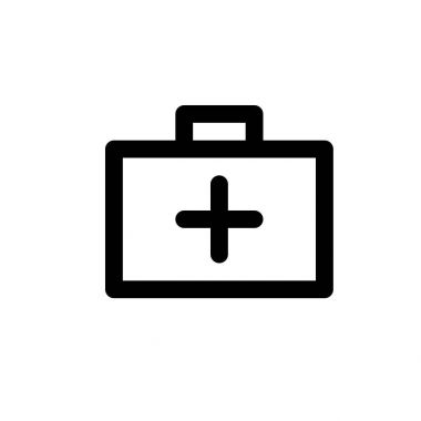 ilk yardım çantası simgesi