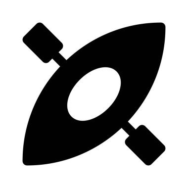 Kürekler simgesiyle kayık