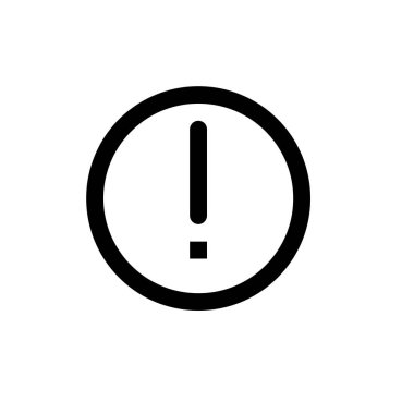 uyarı işareti simgesi