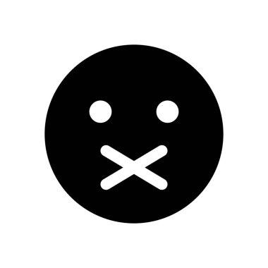 kapalı ağız emoji simgesi