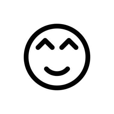 sevimli gülümseyen yüzü