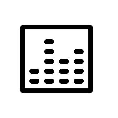 müzik ekolayzer simgesi