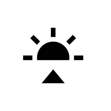 gündoğumu basit simgesi