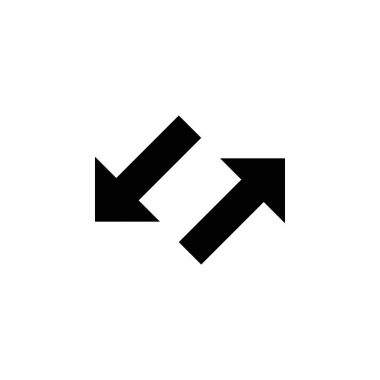 ok sağ simge eğimli