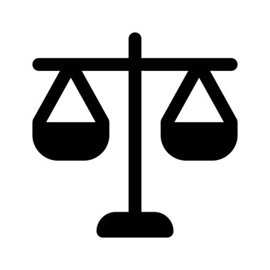 Adalet ölçekler simgesi