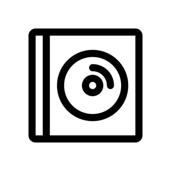 Icono de disco compacto — Vector de stock