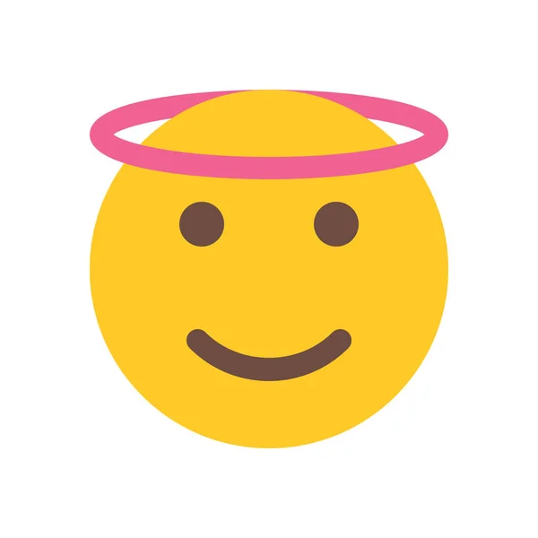 Icône emoji ange — Image vectorielle