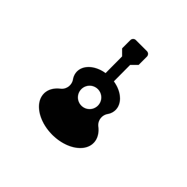 Icône web guitare — Image vectorielle