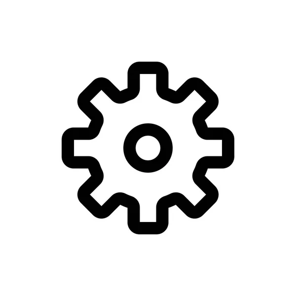 Engranajes icono web — Vector de stock