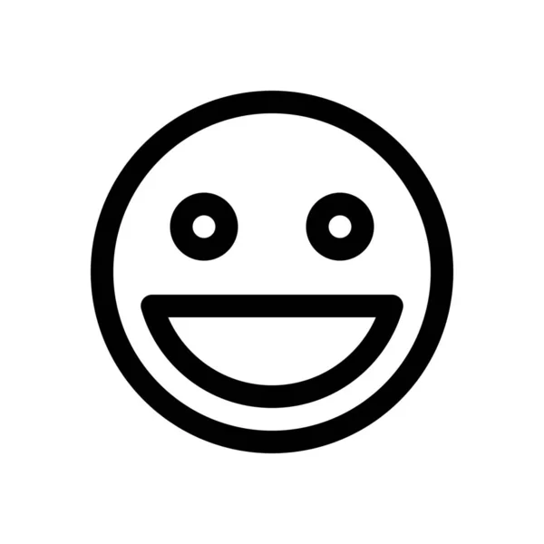 Ícone emoji sorrindo —  Vetores de Stock