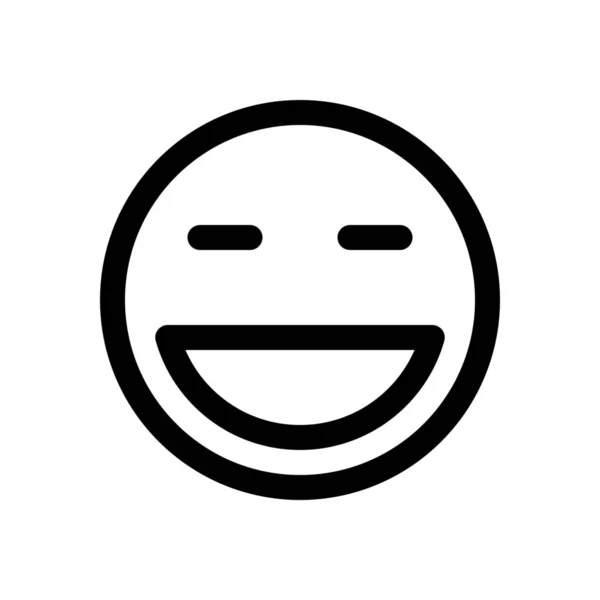 Emoji sonriente icono — Vector de stock