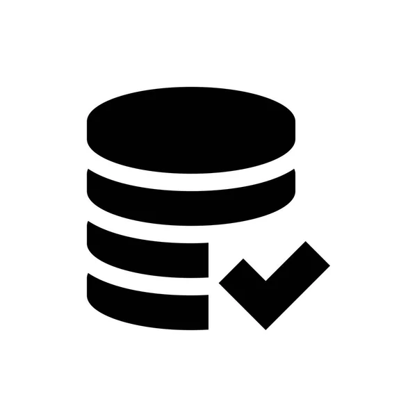 Het pictogram van de database web — Stockvector