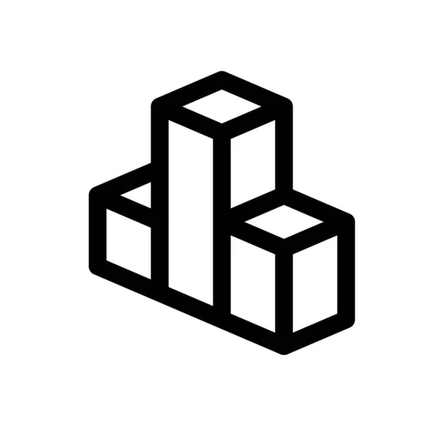 Wirtschaftsdiagramm-Symbol — Stockvektor