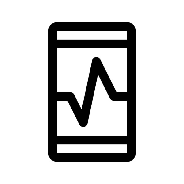 Ícone de aplicativo de fitness —  Vetores de Stock