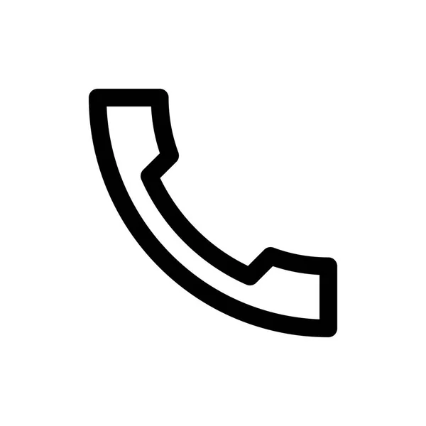 Telefoongesprek pictogram — Stockvector