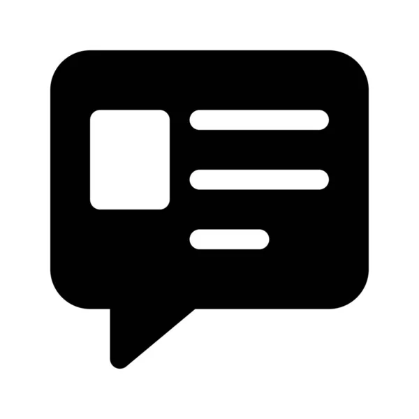 Icono para chat web — Vector de stock
