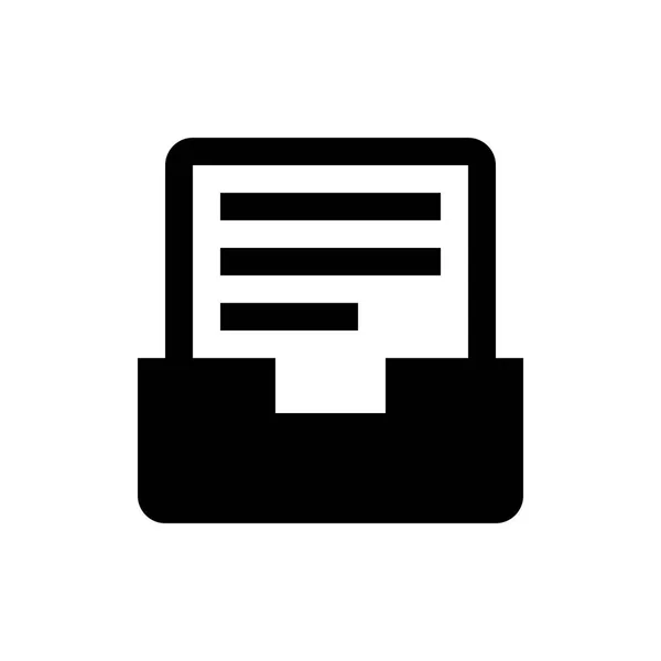 E-post dokument ikon — Stock vektor