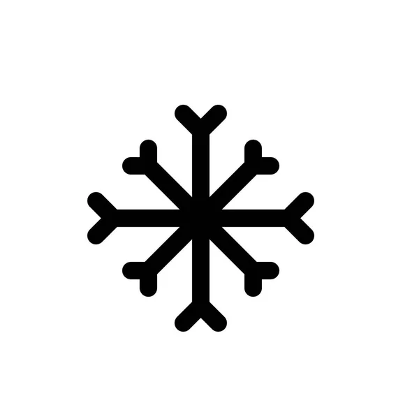 Neige icône simple — Image vectorielle