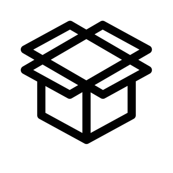 Icona web box — Vettoriale Stock