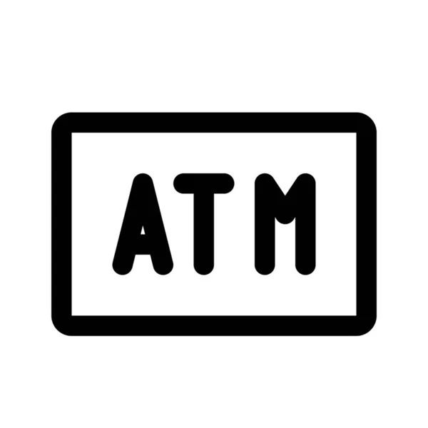 Atm card icon — Stock Vector