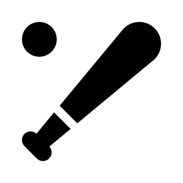 Honkbal web pictogram — Stockvector
