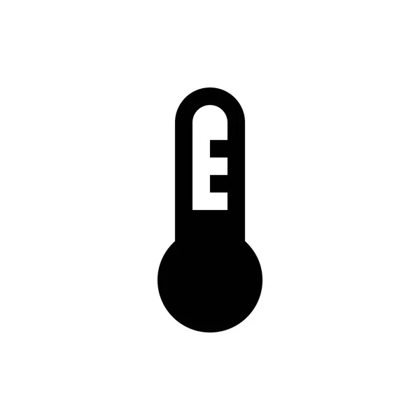 Θερμόμετρο εικονίδιο web — Διανυσματικό Αρχείο