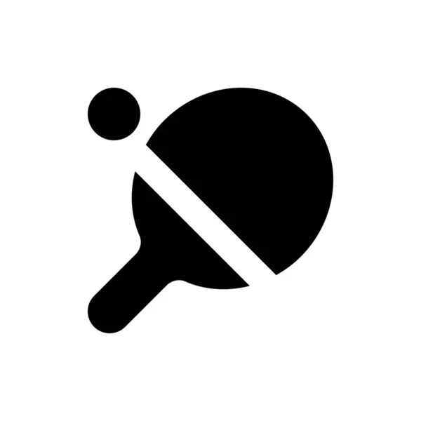 Ping pong pictogram — Stockvector
