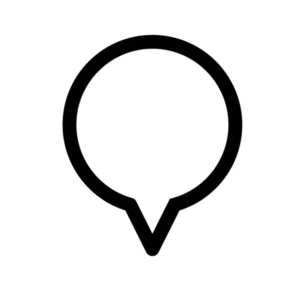 Parler icône bulle — Image vectorielle