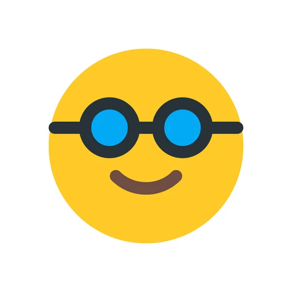 Ícone emoji nerd —  Vetores de Stock