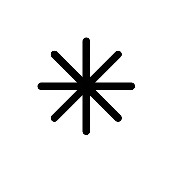 Snö enkel ikon — Stock vektor