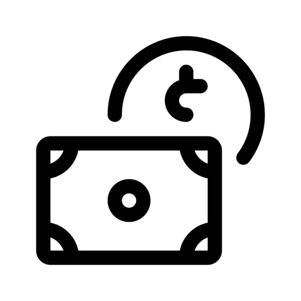 Geld web pictogram — Stockvector