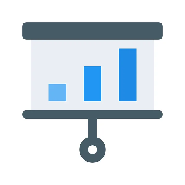 Business presentation icon — Stock Vector