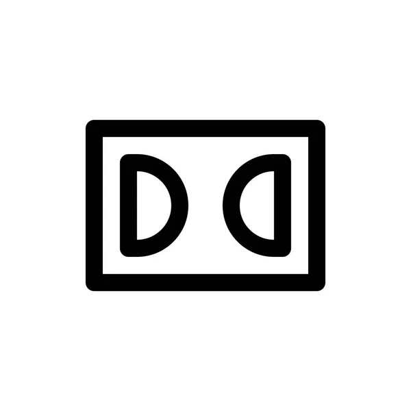 Dolby logo digital — Archivo Imágenes Vectoriales