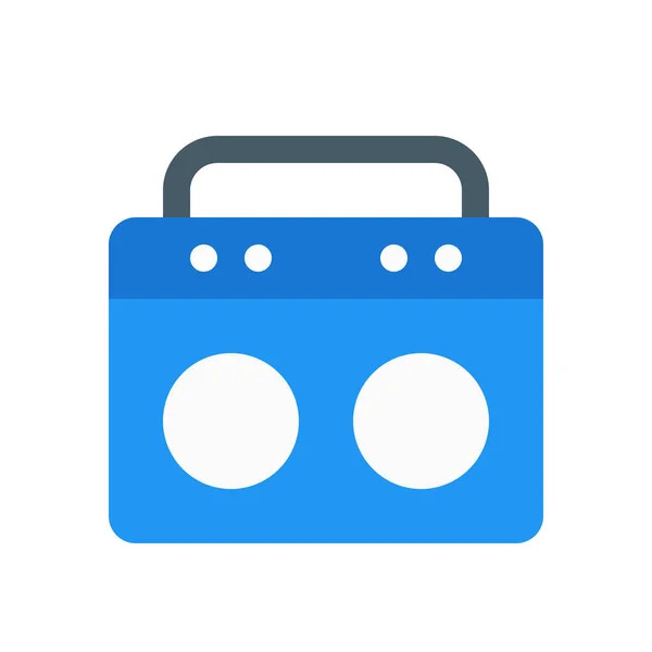 Boombox icono web — Vector de stock