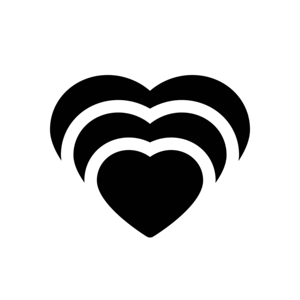 Icône Valentine Heart — Image vectorielle