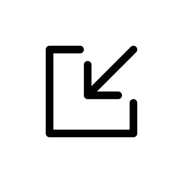 Fenêtre minimiser icône — Image vectorielle
