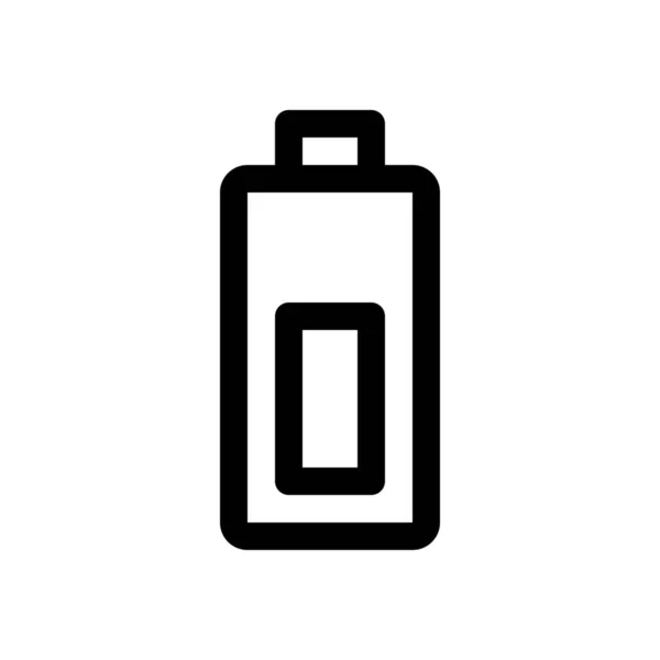 Battery status icon — Stock Vector