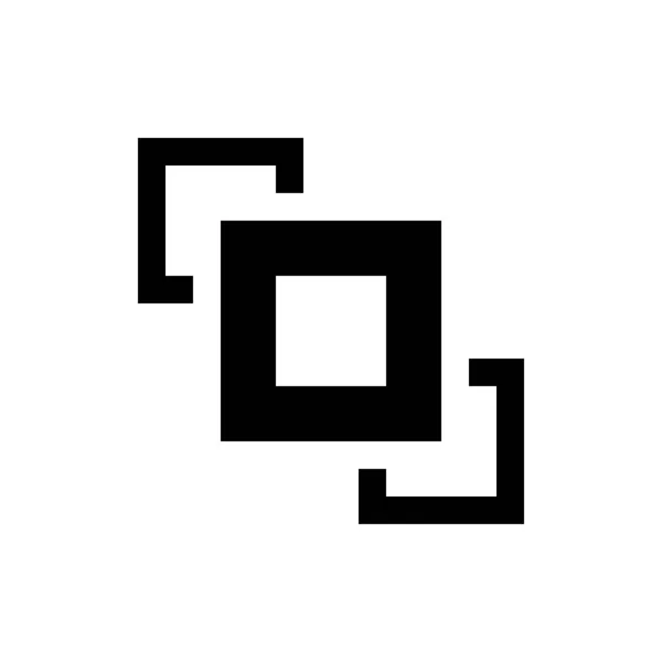 Πλατείες web λογότυπο — Διανυσματικό Αρχείο