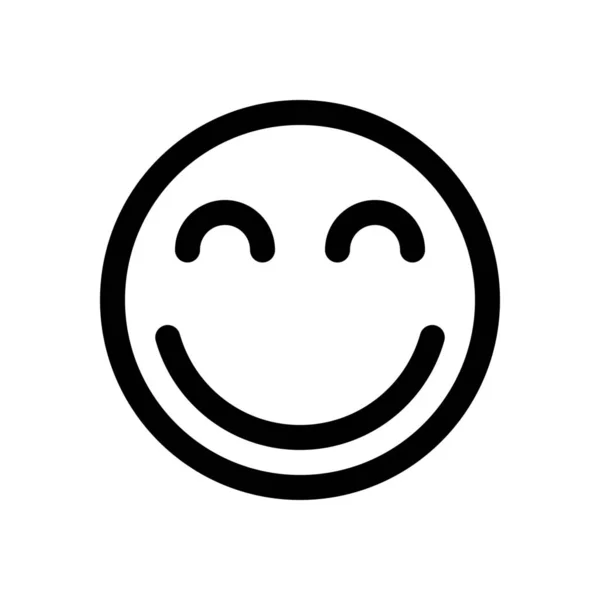 Icône emoji heureux — Image vectorielle