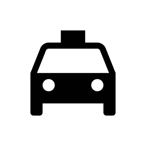 Taxi einfache Ikone — Stockvektor